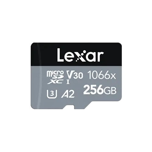 Laxer Professional Sliver Plus MicroSD 256GB USH-I